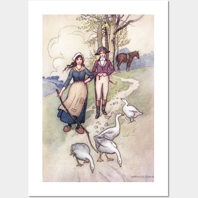 When All the World is Young by Warwick Goble Wall Art by vintage-art